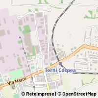 Kaart Terni
