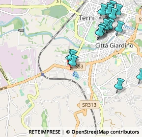 Mappa CENTRO COMM.LE COSPEA, 05100 Terni TR, Italia (1.3355)