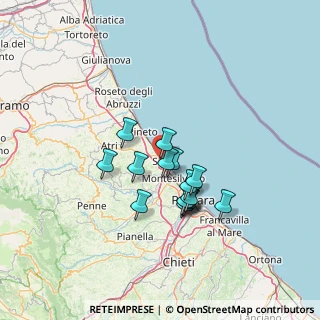 Mappa Via Naz. Adriatica Sud, 64028 Silvi TE, Italia (10.96733)