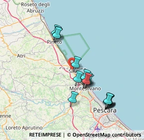 Mappa Via Naz. Adriatica Sud, 64028 Silvi TE, Italia (7.63118)