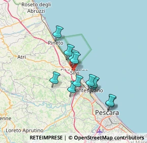 Mappa Via Naz. Adriatica Sud, 64028 Silvi TE, Italia (5.76583)