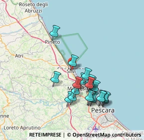 Mappa Piazza Enrico Fermi, 64028 Silvi TE, Italia (7.264)