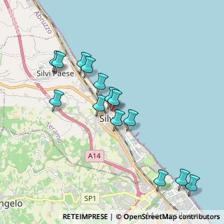 Mappa Piazza Enrico Fermi, 64028 Silvi TE, Italia (1.98357)