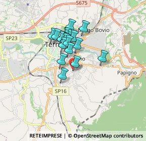 Mappa Viale Trieste, 05100 Terni TR, Italia (1.3415)