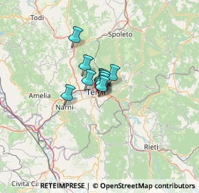 Mappa Viale Trieste, 05100 Terni TR, Italia (5.11909)