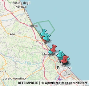 Mappa Via Spezzaferro, 64028 Silvi TE, Italia (7.42143)