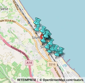 Mappa Via Spezzaferro, 64028 Silvi TE, Italia (0.4985)