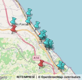 Mappa Via Spezzaferro, 64028 Silvi TE, Italia (1.7225)