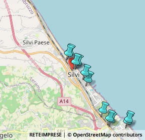 Mappa Via Spezzaferro, 64028 Silvi TE, Italia (2.09818)