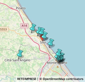 Mappa Via Spezzaferro, 64028 Silvi TE, Italia (3.78714)