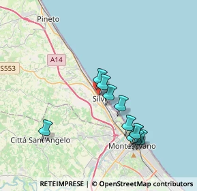 Mappa Via Spezzaferro, 64028 Silvi TE, Italia (3.62727)