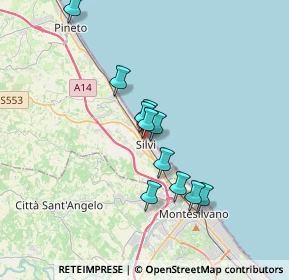 Mappa Via Spezzaferro, 64028 Silvi TE, Italia (2.96)