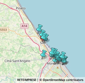 Mappa Via Spezzaferro, 64028 Silvi TE, Italia (3.55133)