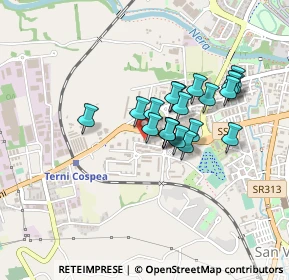 Mappa Via Alfonsine, 05100 Terni TR, Italia (0.337)