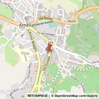 Mappa Via Bardonecchia, 1/3, 05022 Amelia, Terni (Umbria)