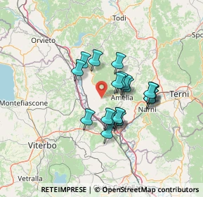 Mappa Unnamed Road, 05022 Amelia TR, Italia (10.824)