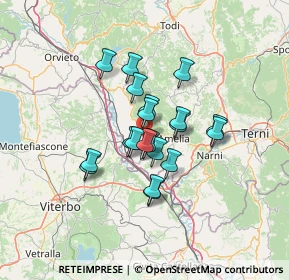 Mappa Unnamed Road, 05022 Amelia TR, Italia (10.039)