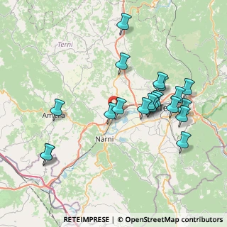 Mappa SS 3 ter, 05035 Narni TR, Italia (8.2225)