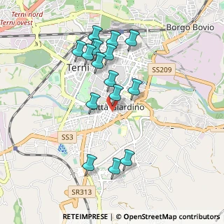 Mappa Via Redipuglia, 05100 Terni TR, Italia (0.9625)