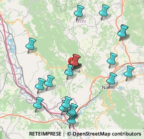 Mappa Via Vincenzo Assettati, 05022 Amelia TR, Italia (9.004)