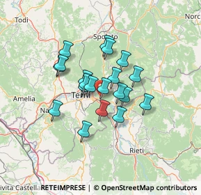 Mappa Via Giuseppe Vasi, 05100 Collestatte Piano TR, Italia (10.126)