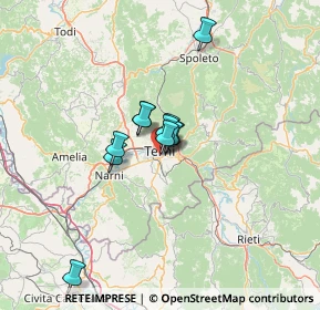 Mappa Via Curtatone, 05100 Terni TR, Italia (8.58364)