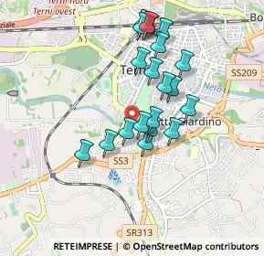 Mappa Via Curtatone, 05100 Terni TR, Italia (0.818)