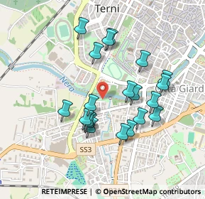 Mappa Via Curtatone, 05100 Terni TR, Italia (0.4395)