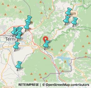 Mappa Via Giuseppe Vasi, 05100 Terni TR, Italia (5.08462)