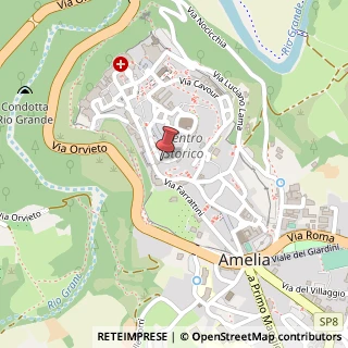 Mappa Via del Duomo, 3, 05022 Amelia, Terni (Umbria)
