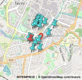 Mappa Via Livenza, 05100 Terni TR, Italia (0.3335)