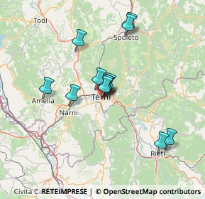 Mappa Via Livenza, 05100 Terni TR, Italia (12.27833)
