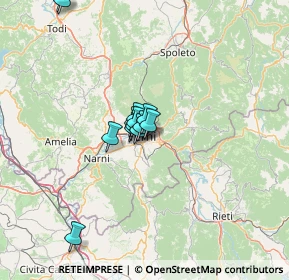 Mappa Via Livenza, 05100 Terni TR, Italia (9.99923)