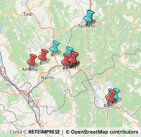 Mappa Via Livenza, 05100 Terni TR, Italia (12.85154)