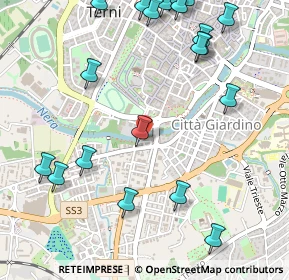 Mappa Via Quattro Macine, 05100 Terni TR, Italia (0.7185)