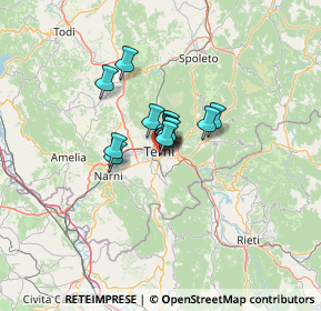 Mappa Via Quattro Macine, 05100 Terni TR, Italia (6.50385)