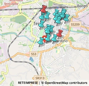 Mappa Via Quattro Macine, 05100 Terni TR, Italia (0.8605)