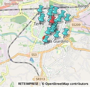 Mappa Via Quattro Macine, 05100 Terni TR, Italia (0.845)