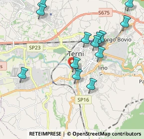 Mappa Ponte Salvador Allende, 05100 Terni TR, Italia (2.23923)