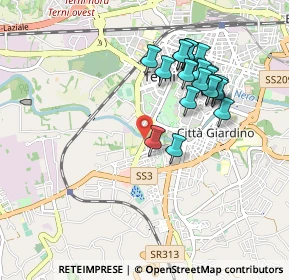 Mappa Ponte Salvador Allende, 05100 Terni TR, Italia (0.929)