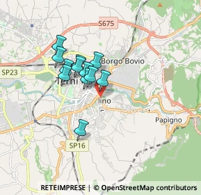 Mappa Piazzale Girolamo Bianchini Riccardi, 05100 Terni TR, Italia (1.3425)