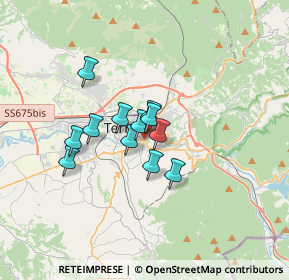 Mappa Piazzale Girolamo Bianchini Riccardi, 05100 Terni TR, Italia (2.3075)