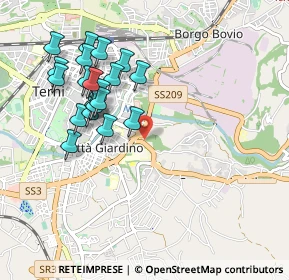 Mappa Piazzale Girolamo Bianchini Riccardi, 05100 Terni TR, Italia (1.0005)