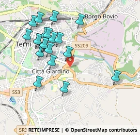 Mappa Piazzale Girolamo Bianchini Riccardi, 05100 Terni TR, Italia (1.0355)