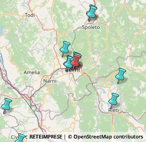 Mappa Via Aleardo Aleardi, 05100 Terni TR, Italia (17.15462)