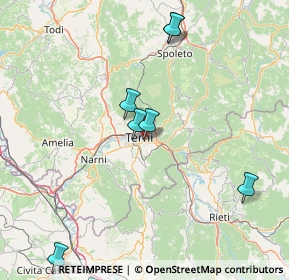 Mappa Via di Vitalone, 05100 Terni TR, Italia (28.765)