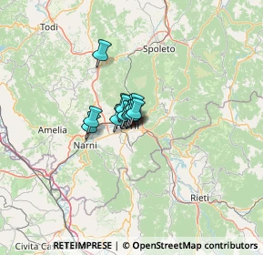 Mappa Via di Vitalone, 05100 Terni TR, Italia (4.55385)