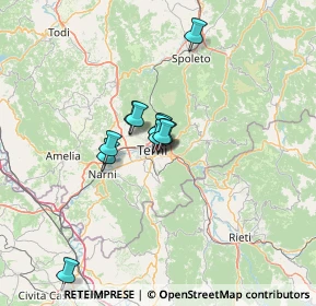 Mappa Via Giandimartalo da Vitalone, 05100 Terni TR, Italia (8.85091)