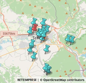 Mappa Via di Vitalone, 05100 Terni TR, Italia (2.978)