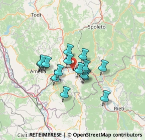 Mappa Via Vocabolo Sabbione, 05100 Terni TR, Italia (10.2475)